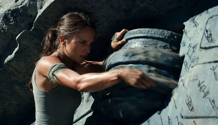 Imagem promocional do filme Tomb Raider: A Origem
