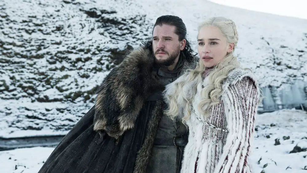 Jon Snow e Daenerys Game of Thrones 8ª temporada