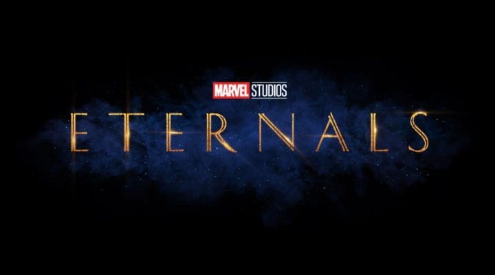 Logo do filme Os Eternos, um dos filmes adiados para 2021.