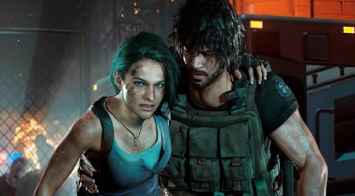 Jill e Carlos em Resident Evil 3