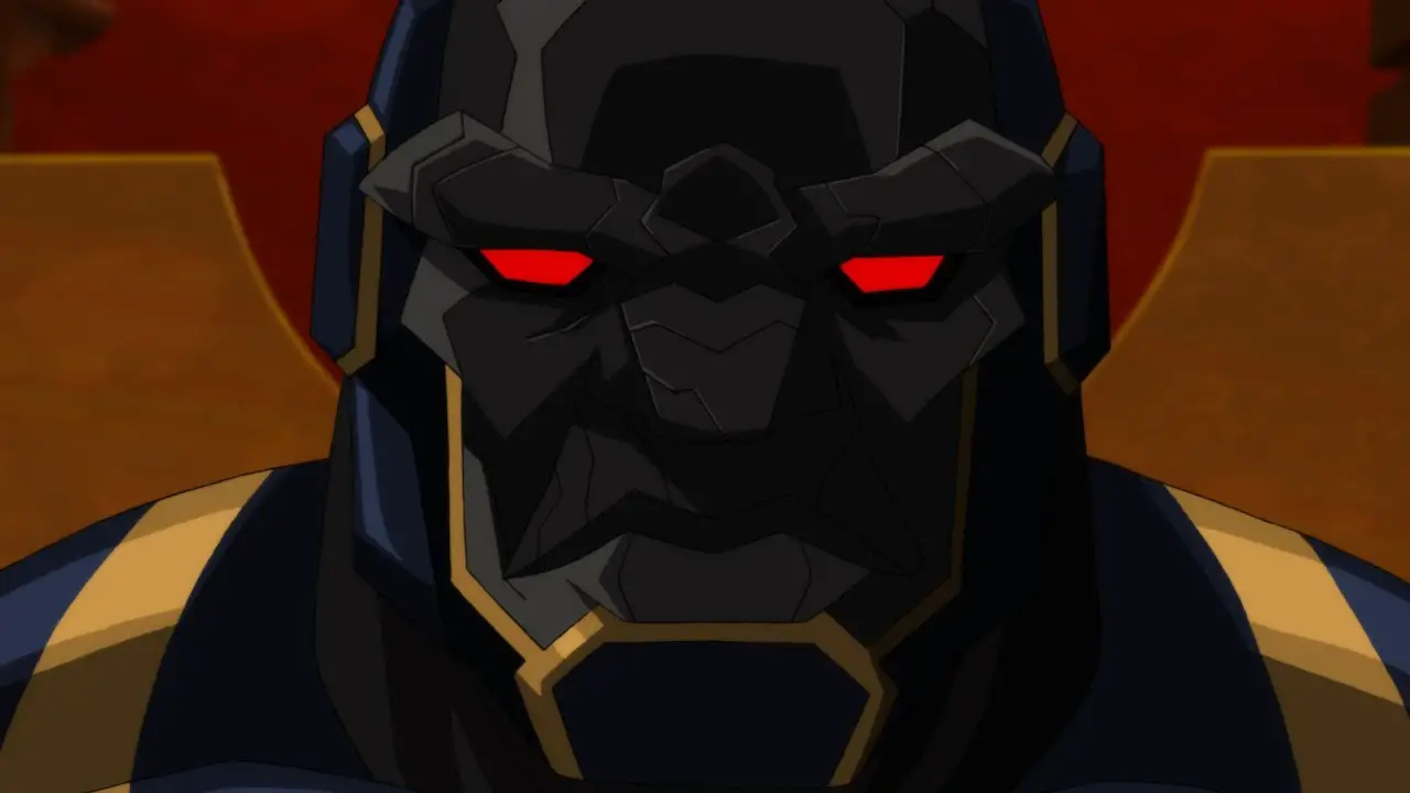 Imagem do Darkseid em Liga da justiça sombria guerra de apokolips