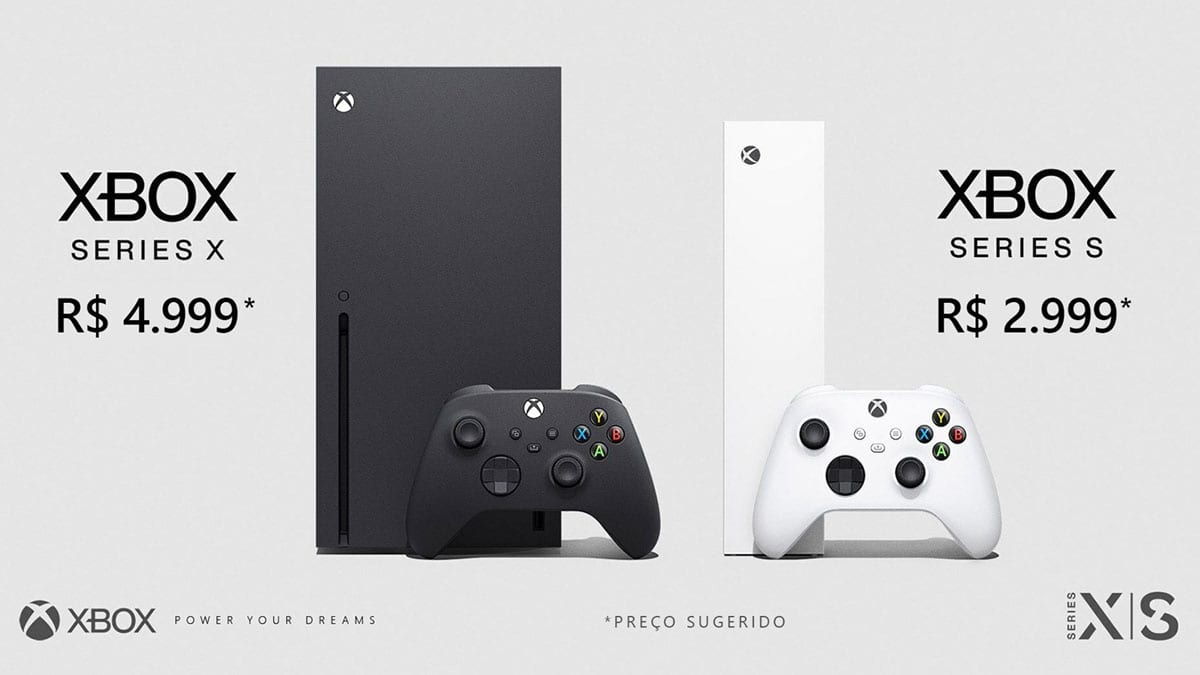 Imagem do Xbox Series X e Xbox Series S