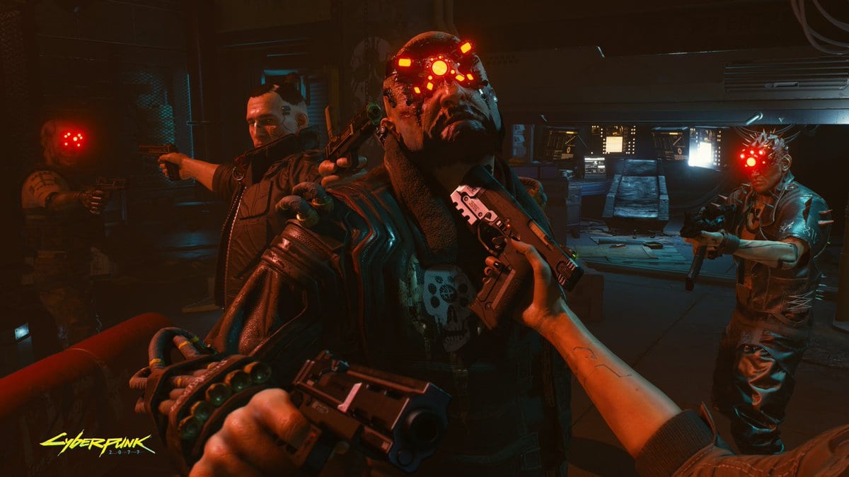 Imagem de gameplay de Cyberpunk 2077