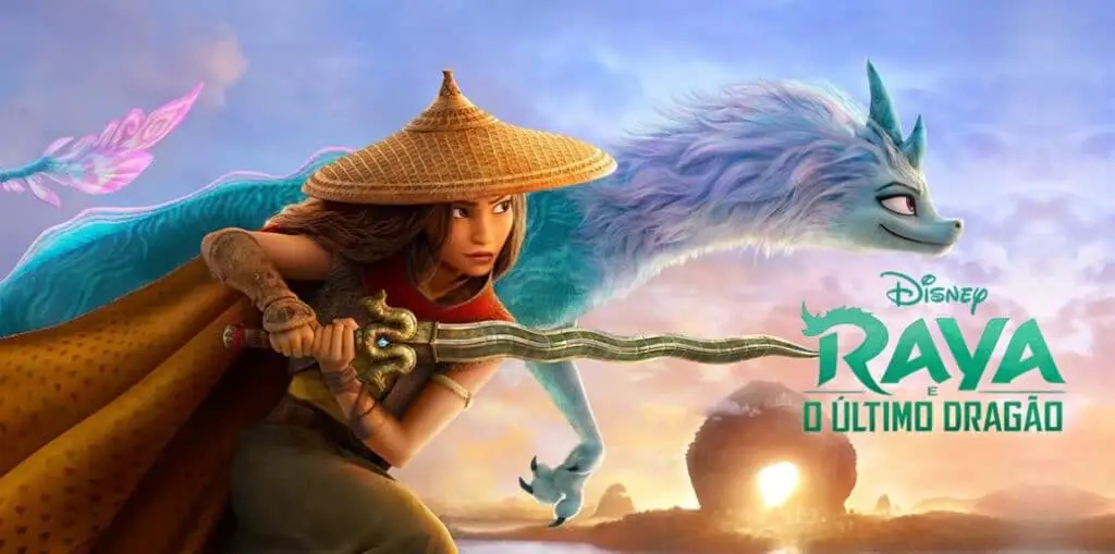 Banner promocional de Raya e o Último Dragão