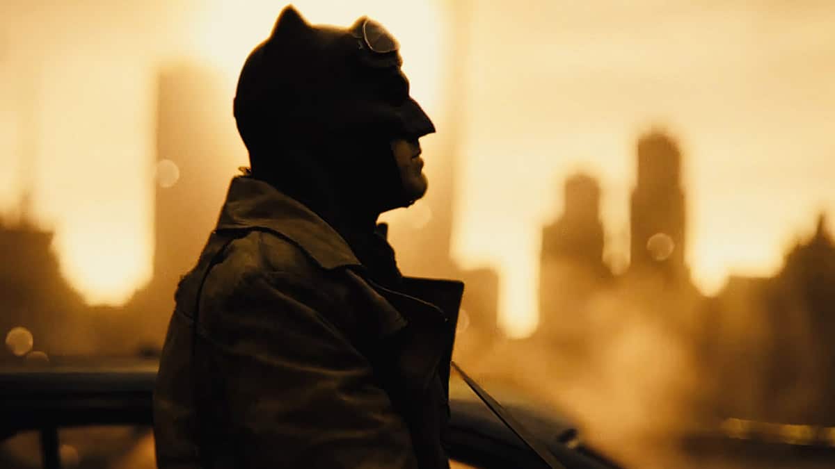 Batman no pesadelo em Liga da Justiça de Zack Snyder