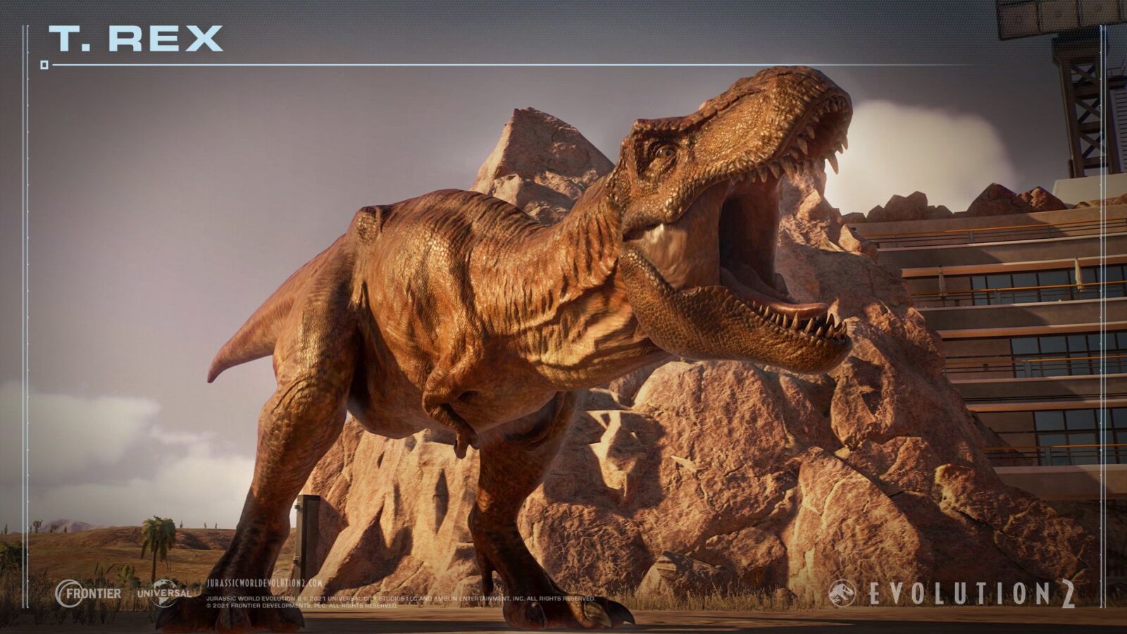T-Rex em Jurassic World Evolution 2